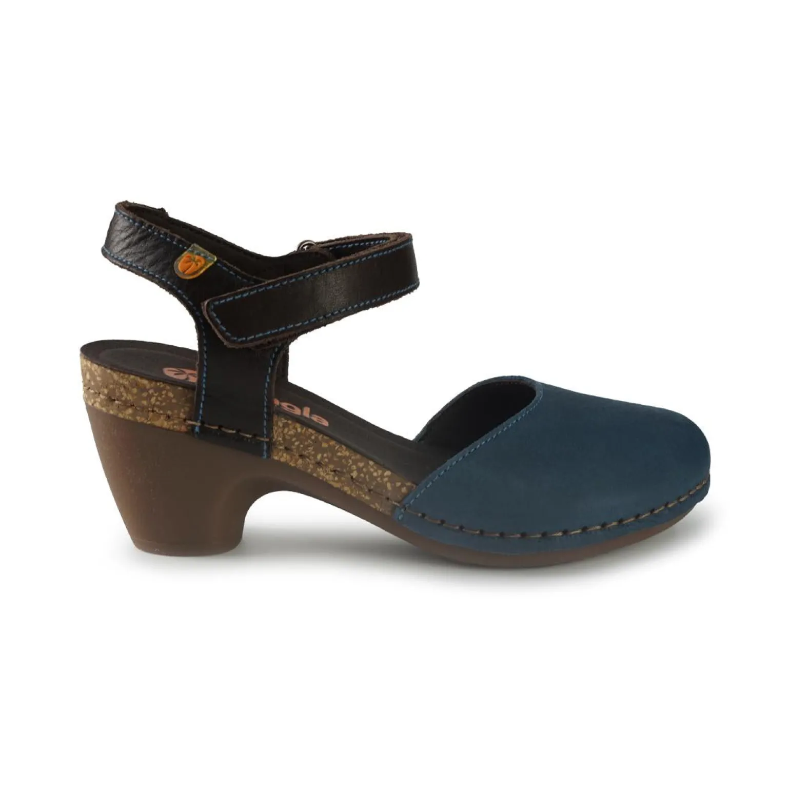 Pump Donna in Pelle Nabuk Blu