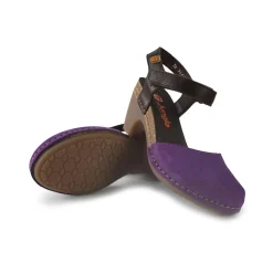Pump Donna in Pelle Nabuk Viola