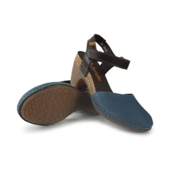 Pump Donna in Pelle Nabuk Blu