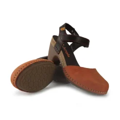 Pump Donna in Pelle Nabuk Terra