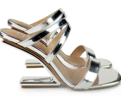 Sandali Donna Specchio Argento