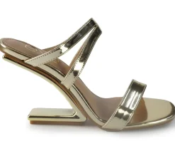 Sandali Donna Specchio Gold