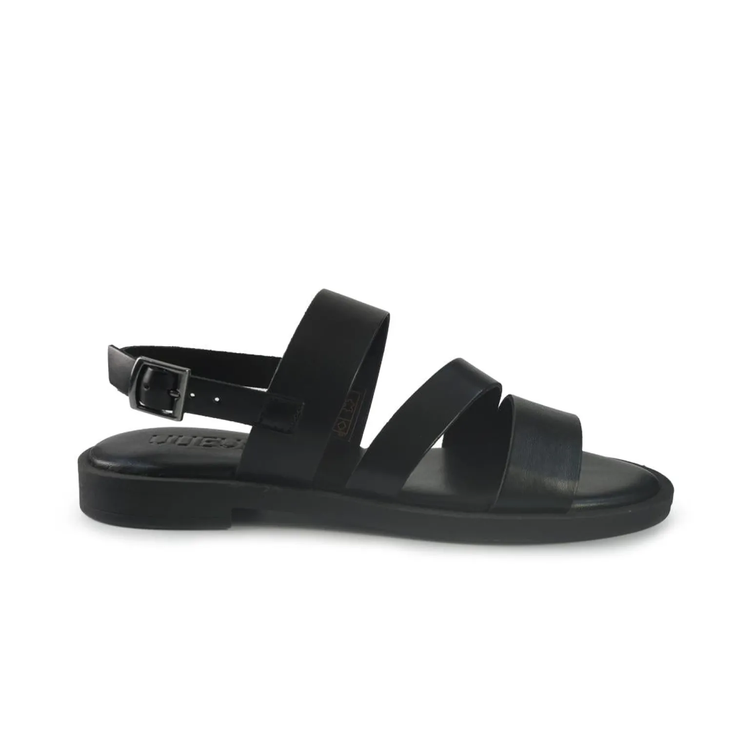 Sandali Flat Donna in Pelle Nero