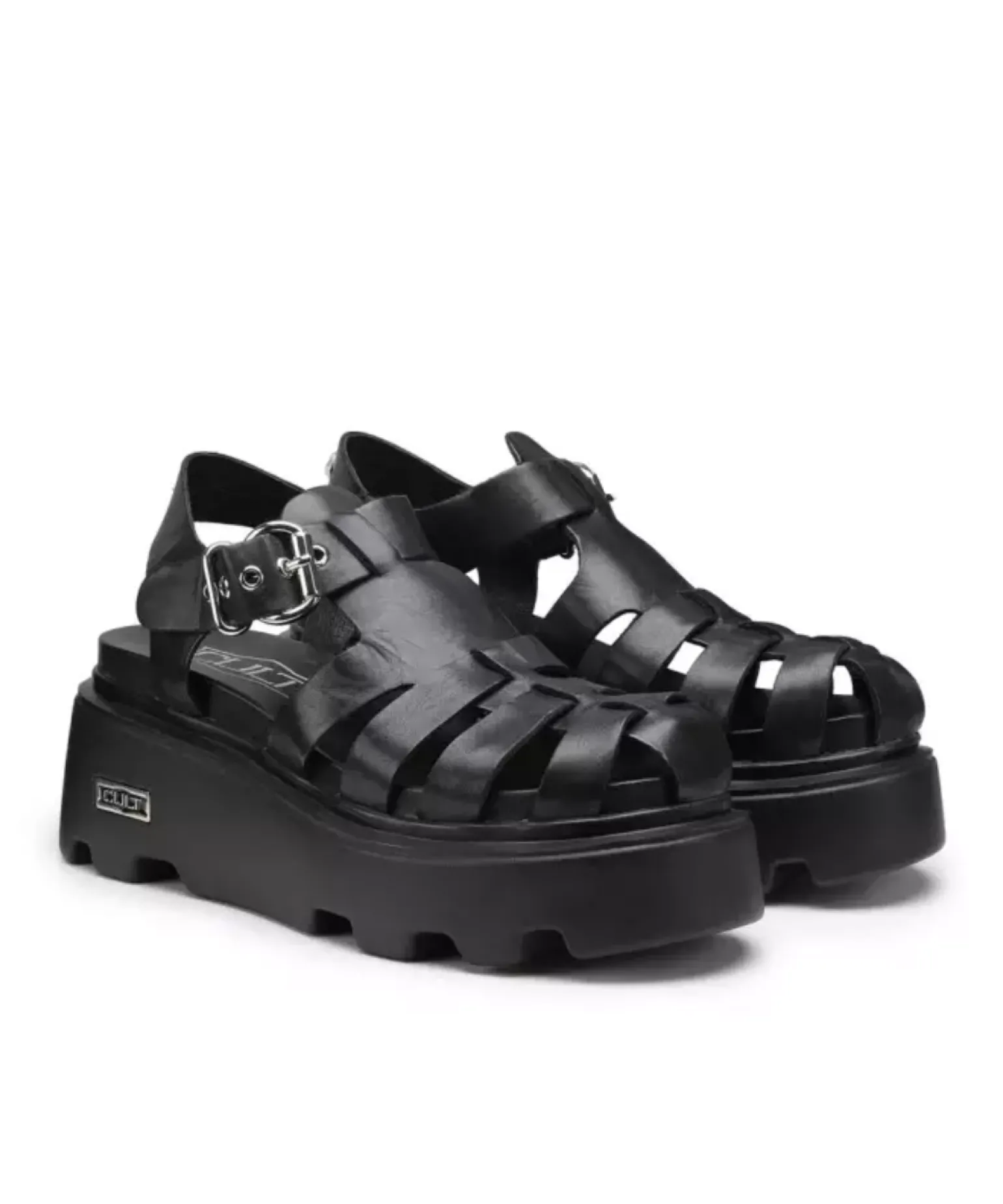 Sandali Pump Pelle Nera