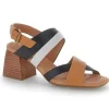 Sandali Tacco Pelle