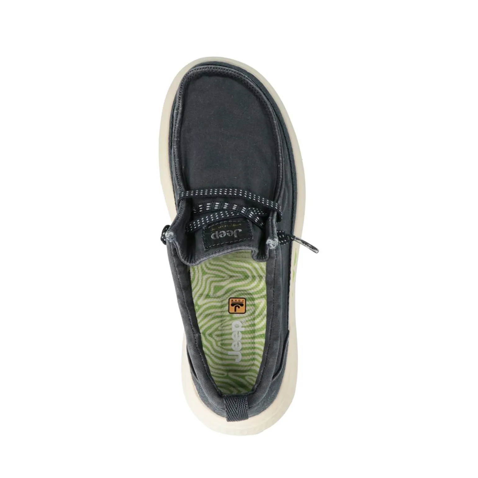 Scarpe Slip On Uomo in Tessuto Blu