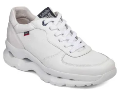 Sneakers Ammortizzata Uomo Pelle Bianca