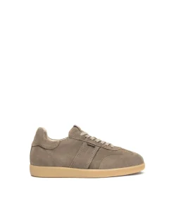 Sneakers Bassa Uomo in Camoscio Talpa