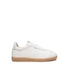 Sneakers Bassa Uomo in Pelle Bianca