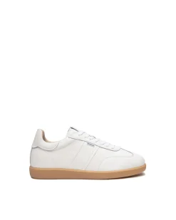Sneakers Bassa Uomo in Pelle Bianca