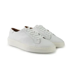 Sneakers Bassa Uomo in Pelle Bianca