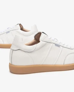 Sneakers Bassa Uomo in Pelle Bianca