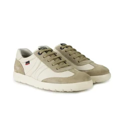 Sneakers Bassa Uomo Pelle Pietra