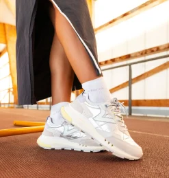 Sneakers Donna Wing Plata Multicolor