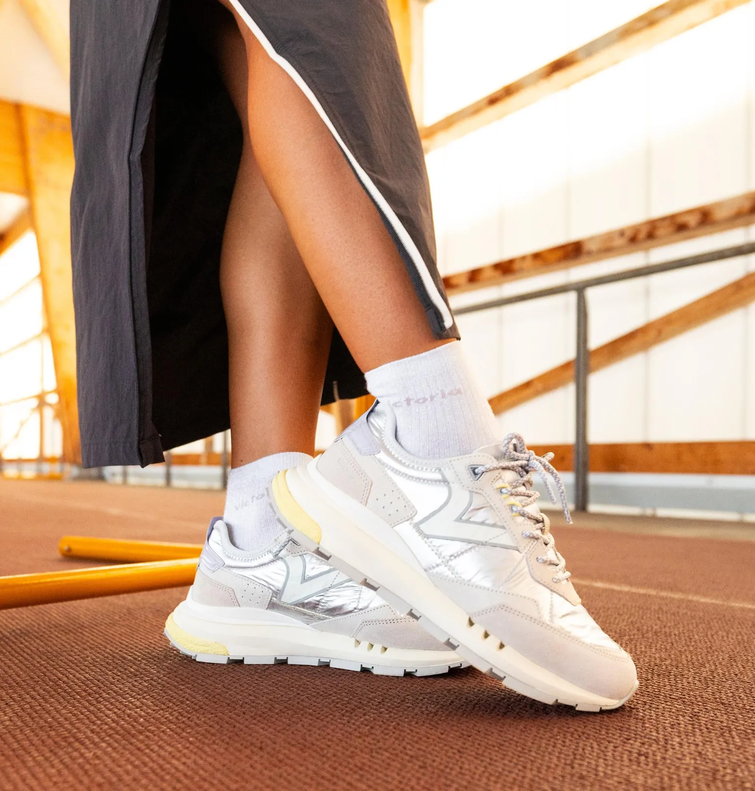 Sneakers Donna Wing Plata Multicolor