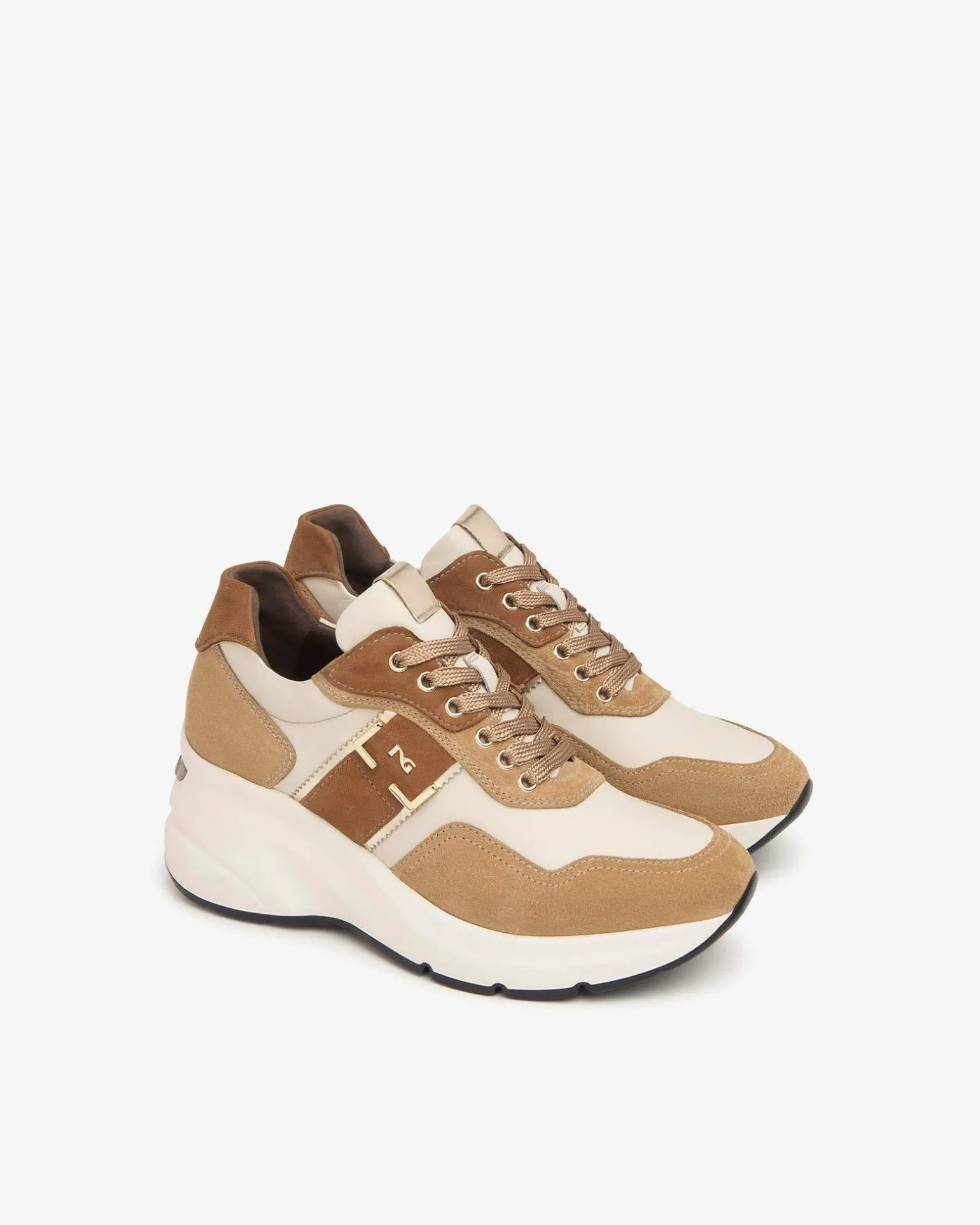 Sneakers Donna Zeppa Multicolor Ambra