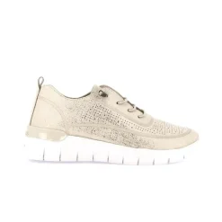 Sneakers Suer Leggera Donna Beige