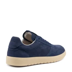 Sneakers Uomo Bassa in Camoscio Blu
