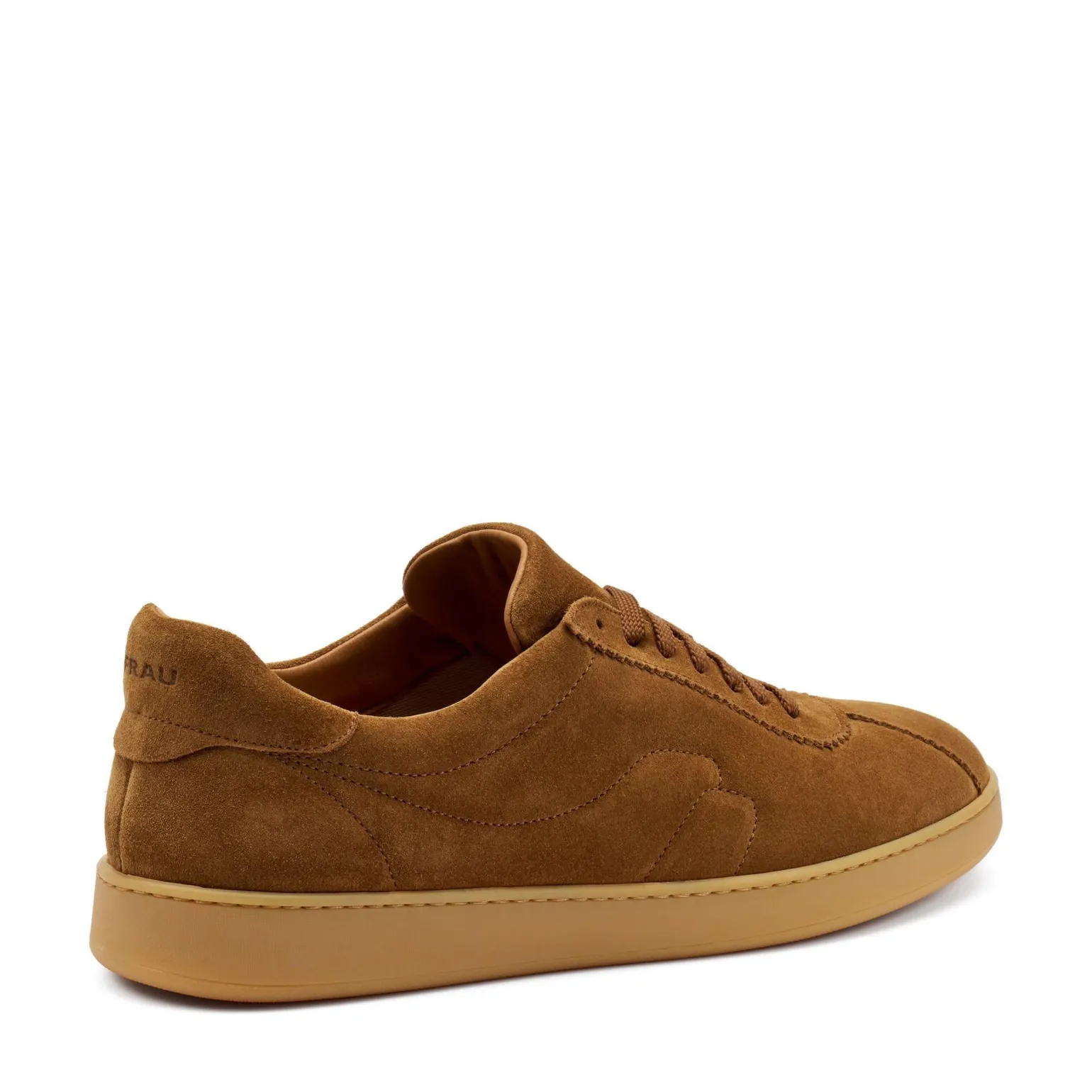 Sneakers Uomo Bassa in Camoscio Cuoio