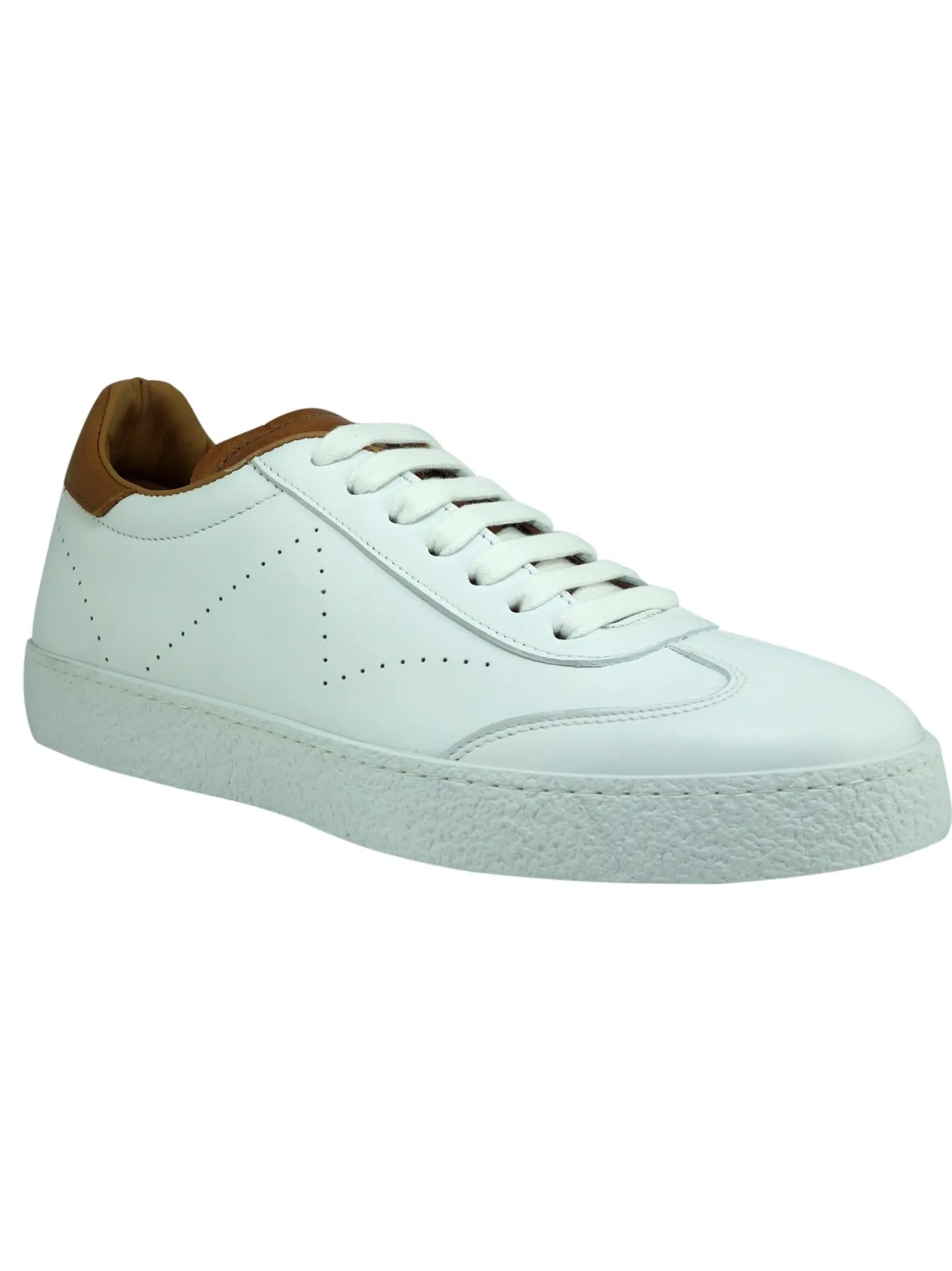 Sneakers Uomo in Pelle Bianca