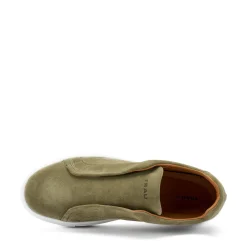 Sneakers Uomo Slipon in Camoscio Prato