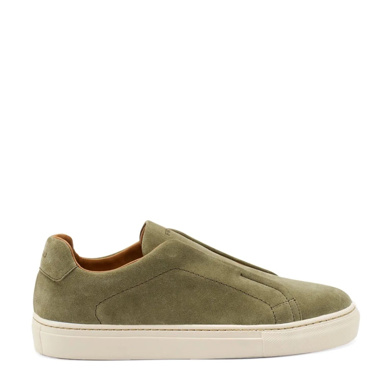 Sneakers Uomo Slipon in Camoscio Prato