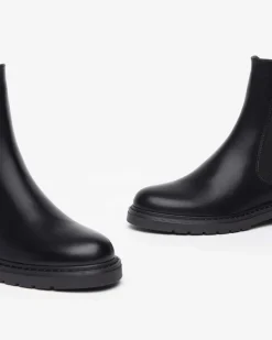 Stivaletti Chelsea Donna Pelle Nero