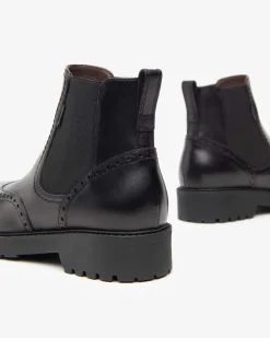 Stivaletti Chelsea Donna Pelle Nero
