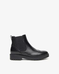 Stivaletti Chelsea Donna Pelle Nero