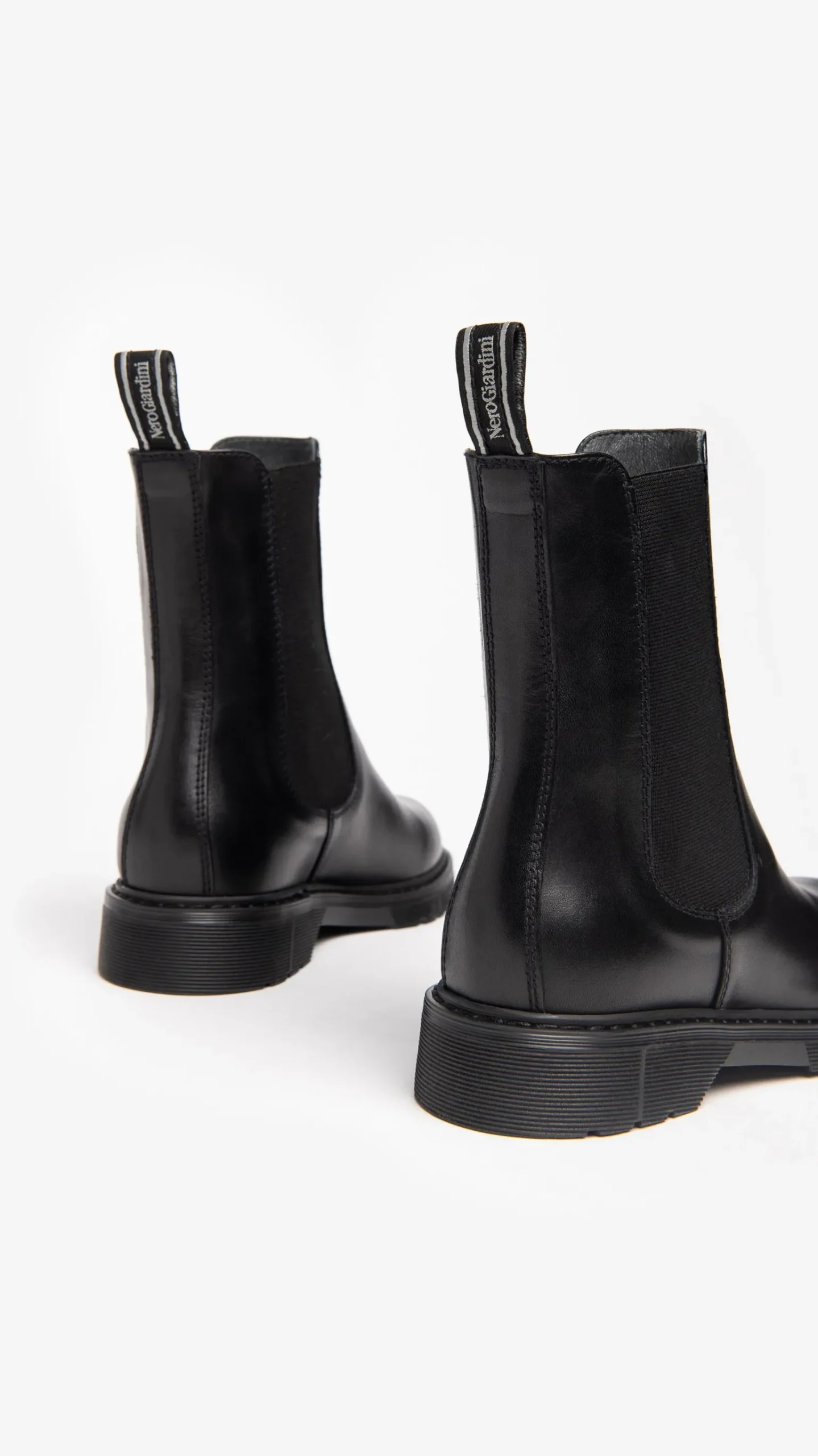 Stivaletti Chelsea Donna Pelle Nero