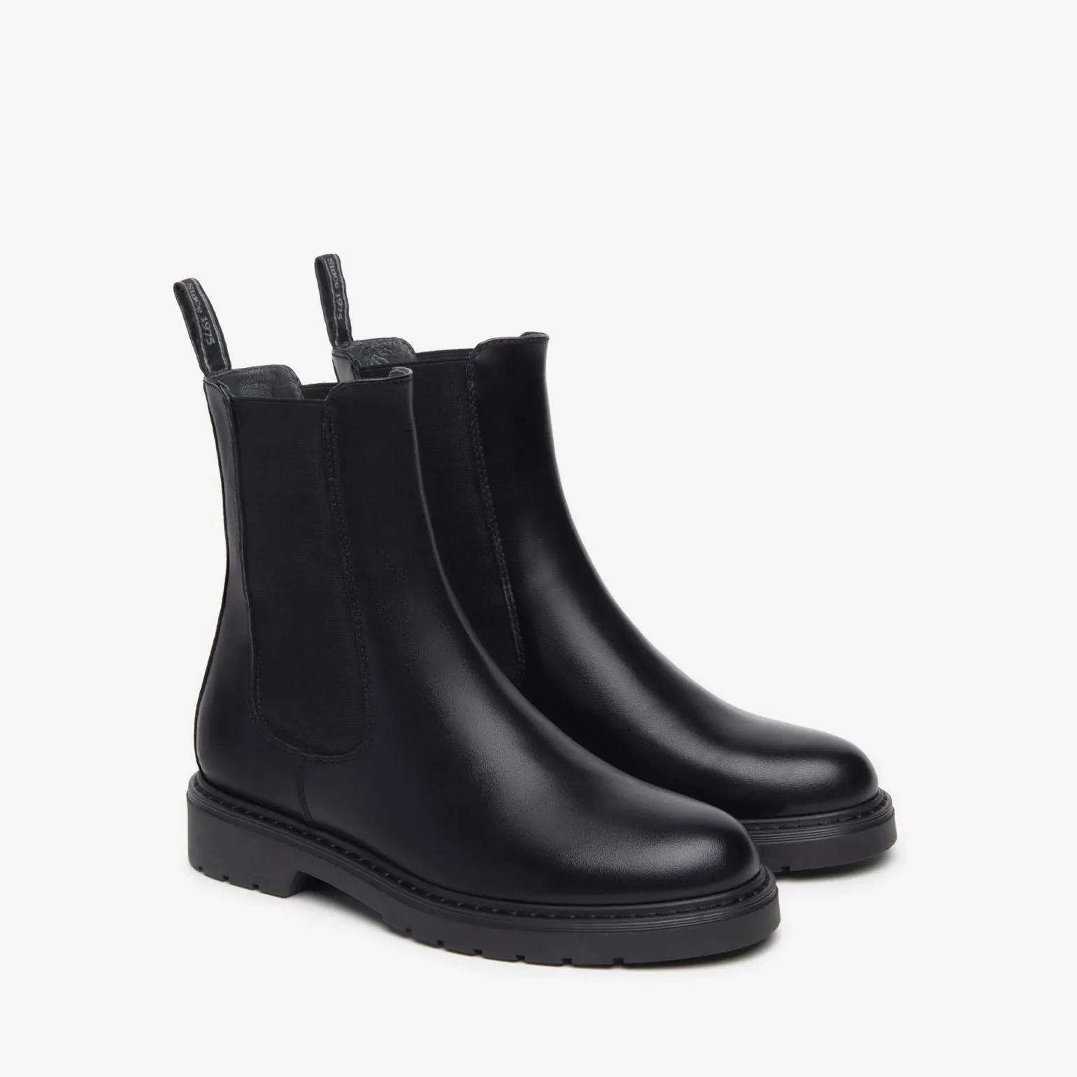 Stivaletti Chelsea Donna Pelle Nero