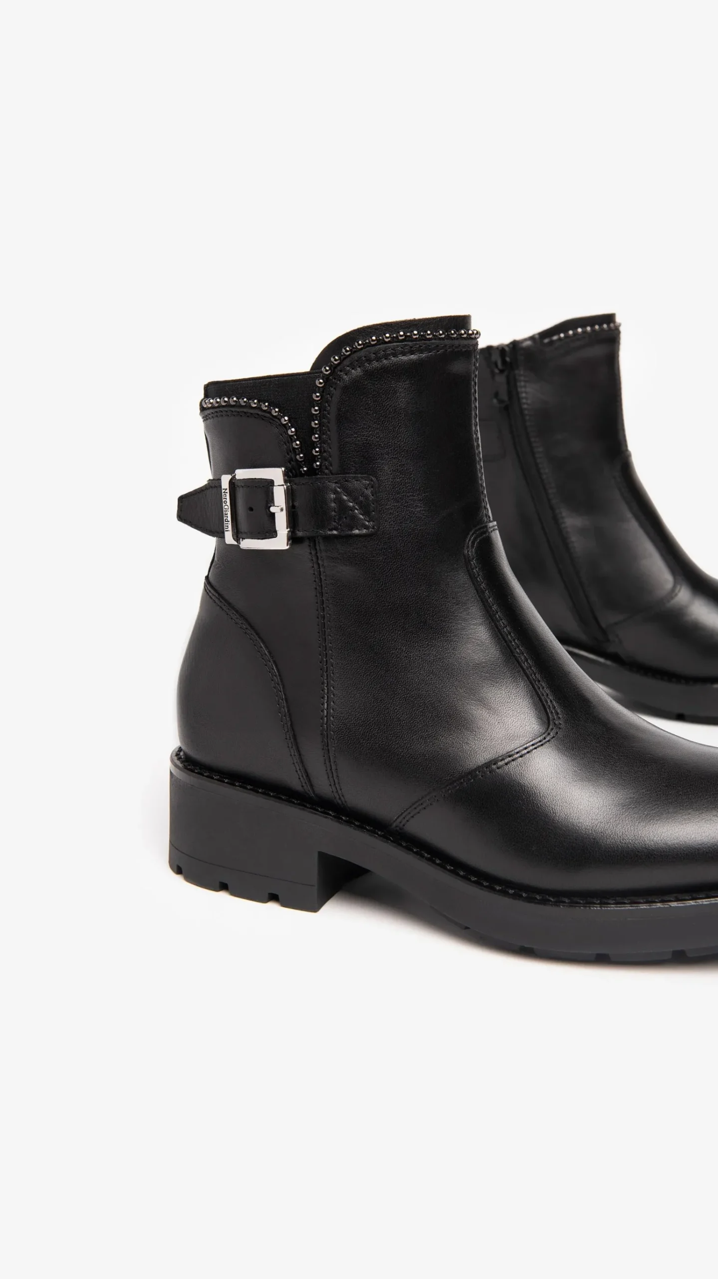 Stivaletti Donna in Pelle Nera