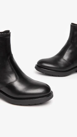 Stivaletti Donna in Pelle Nera