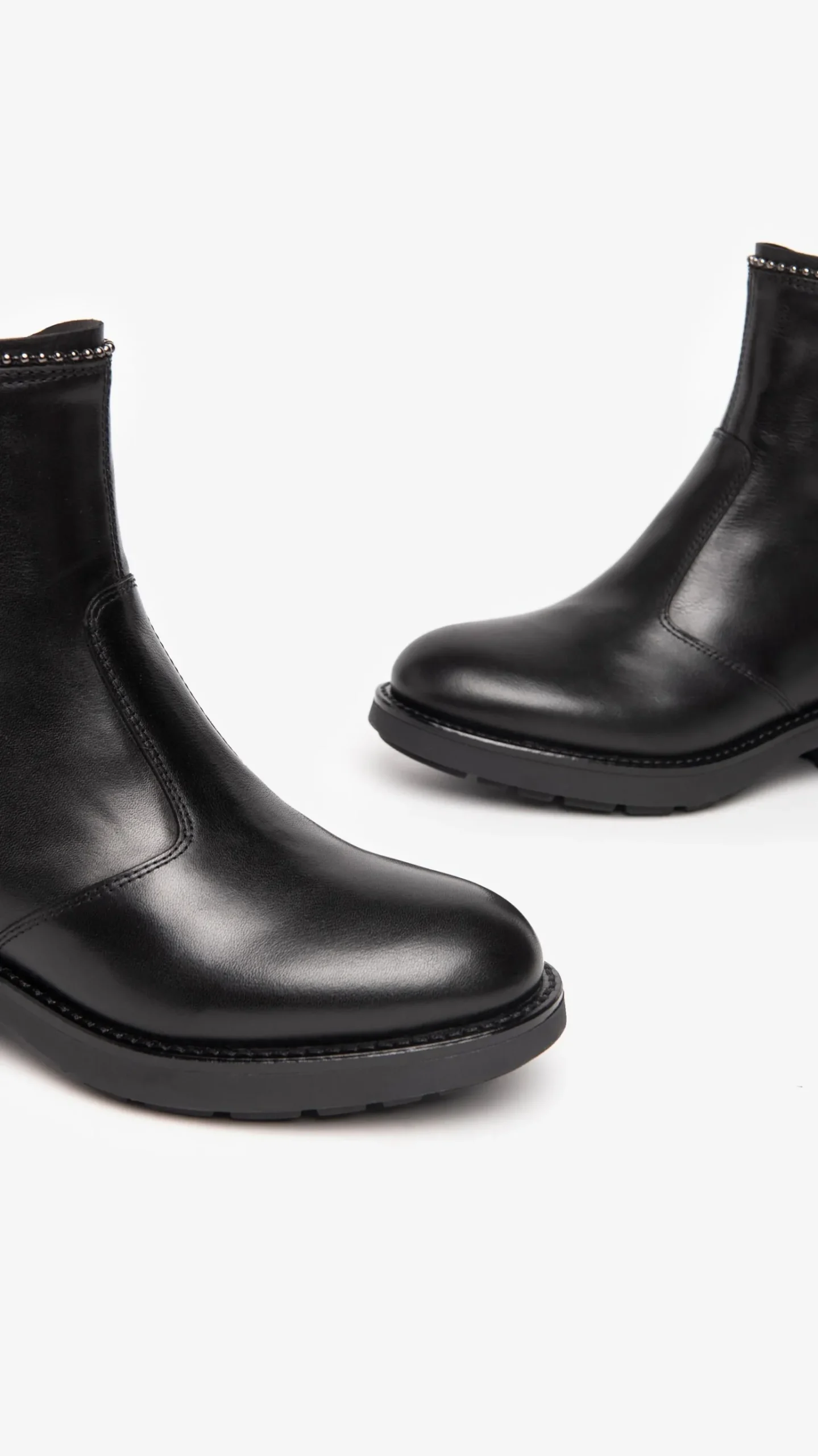 Stivaletti Donna in Pelle Nera