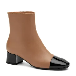 Stivaletti Donna Pelle Bicolore