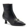 Stivaletti Donna Pelle Nera Tacco Rocchetto