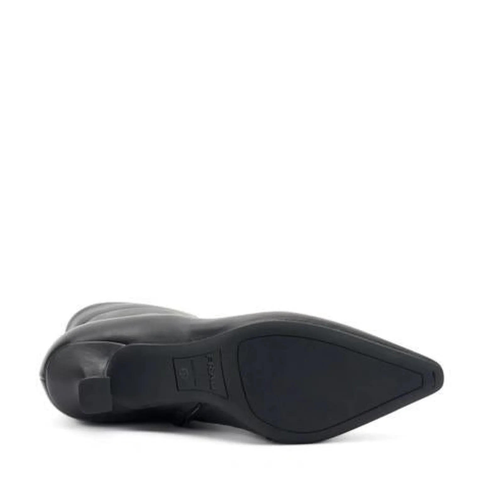 Stivaletti Donna Pelle Nera Tacco Rocchetto