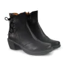 Stivaletti Donna Tacco Pelle Nero