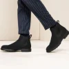 Stivaletti Uomo Camoscio Blu