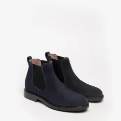 Stivaletti Uomo Camoscio Blu