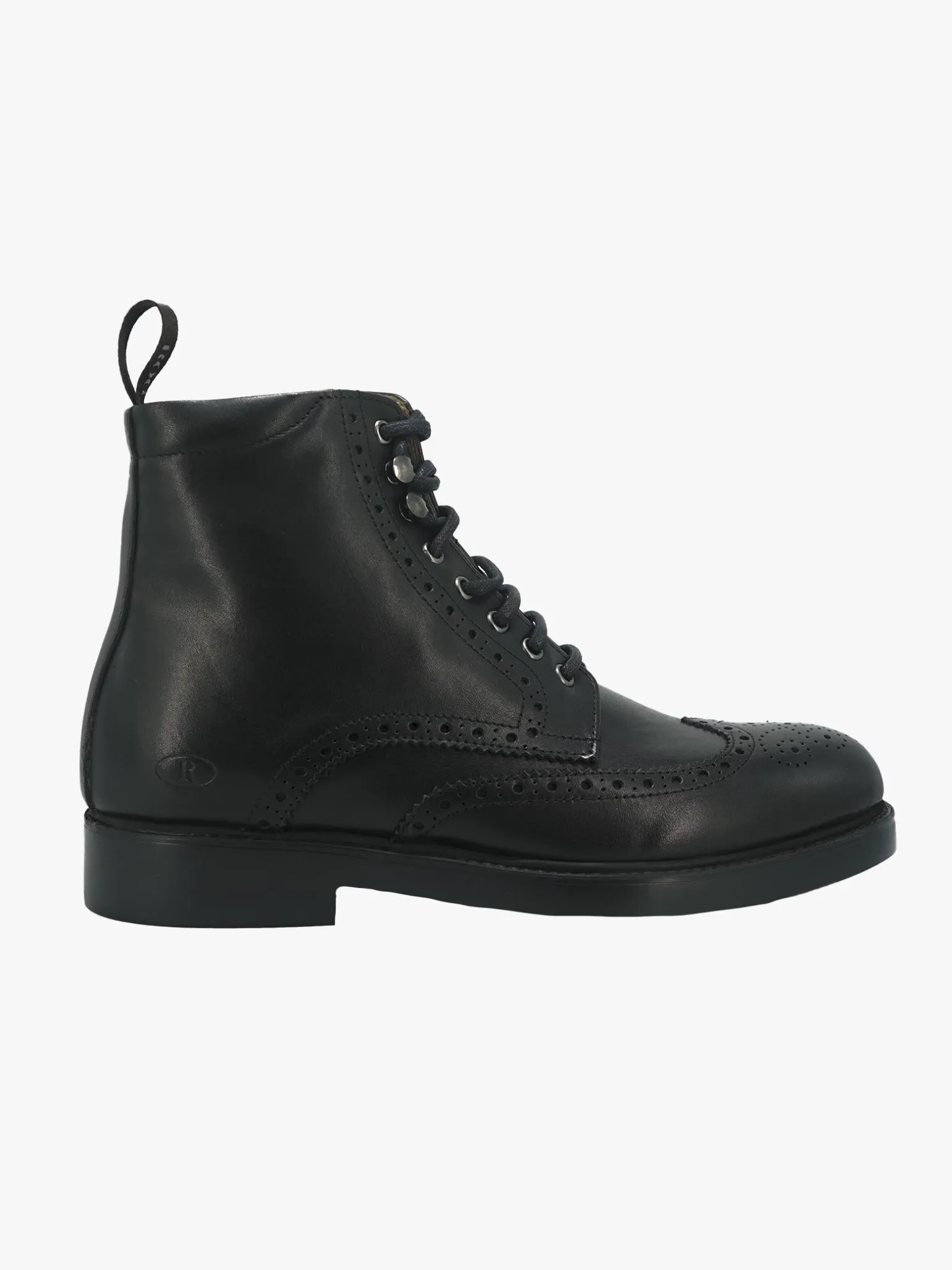 Stivaletti Uomo Oxford in Pelle Nero