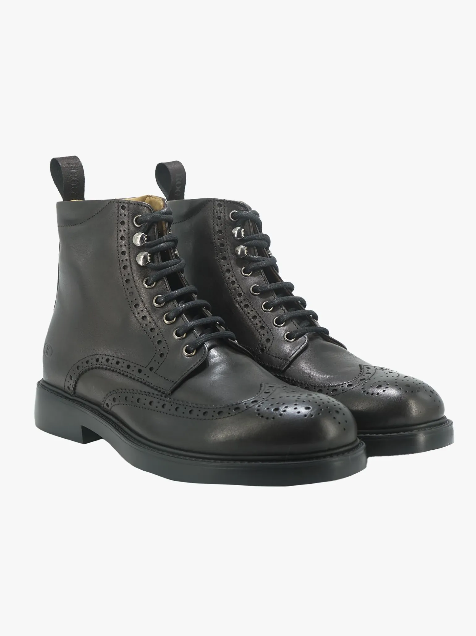 Stivaletti Uomo Oxford in Pelle Marrone