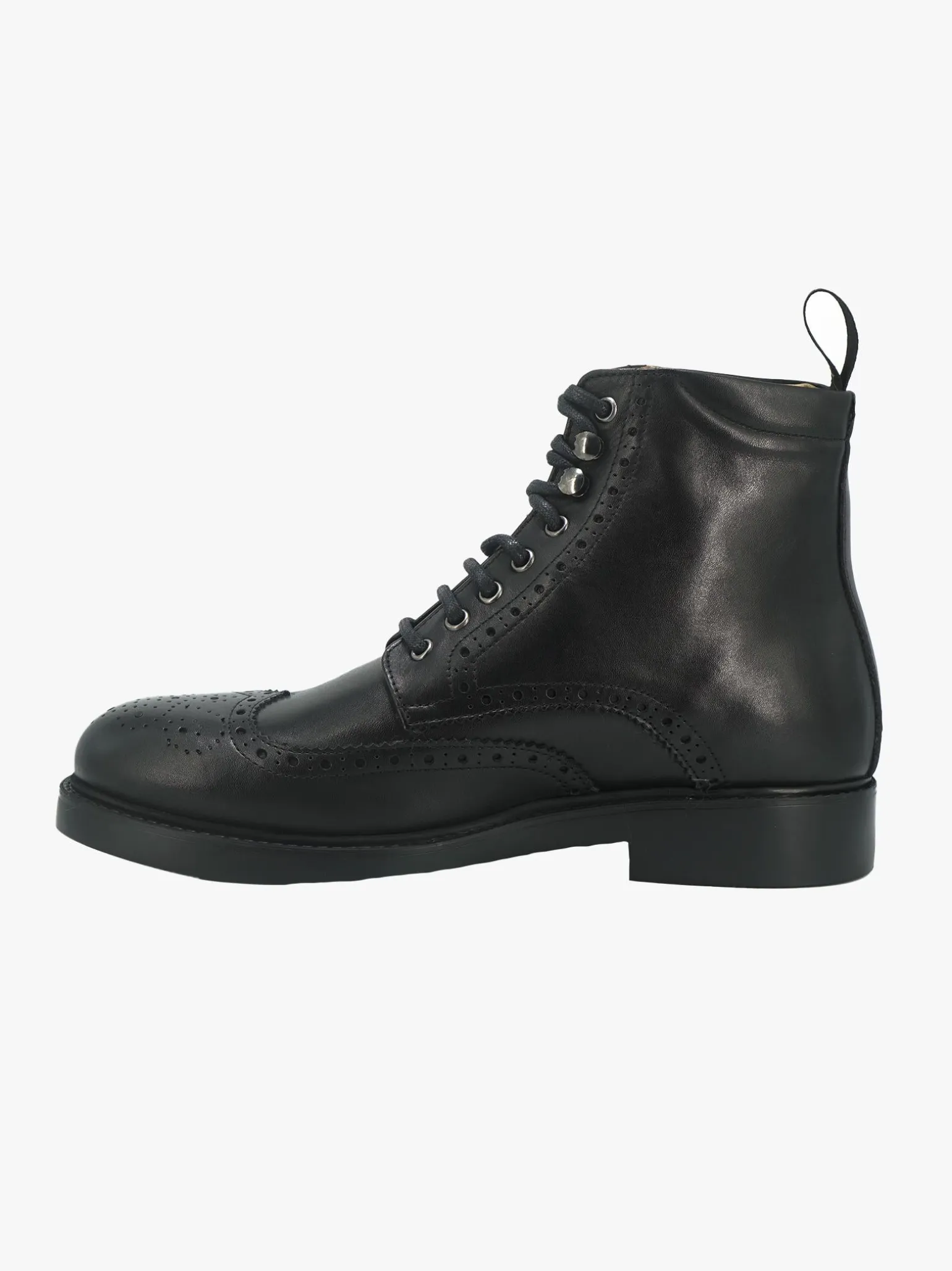 Stivaletti Uomo Oxford in Pelle Nero