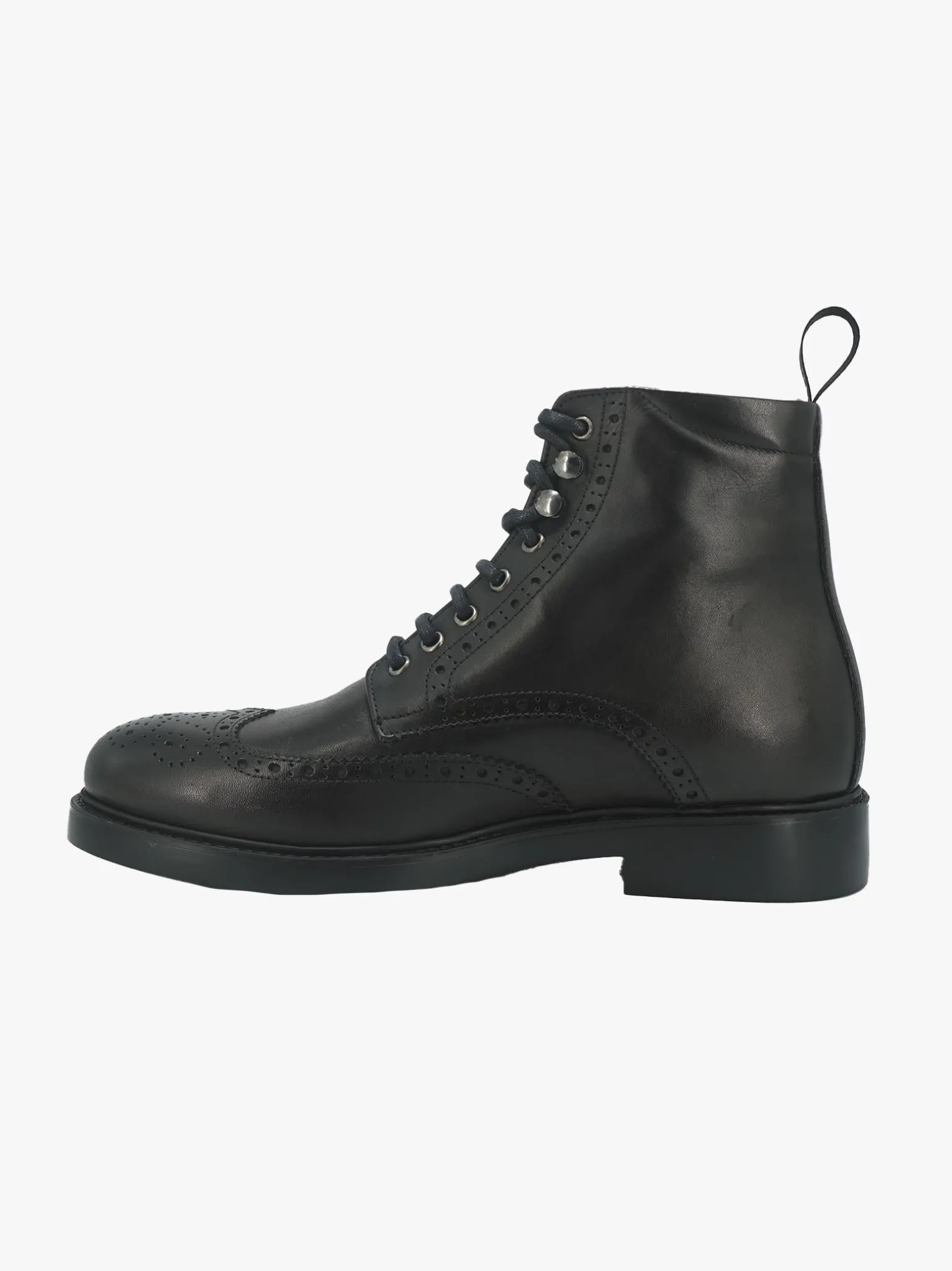 Stivaletti Uomo Oxford in Pelle Marrone