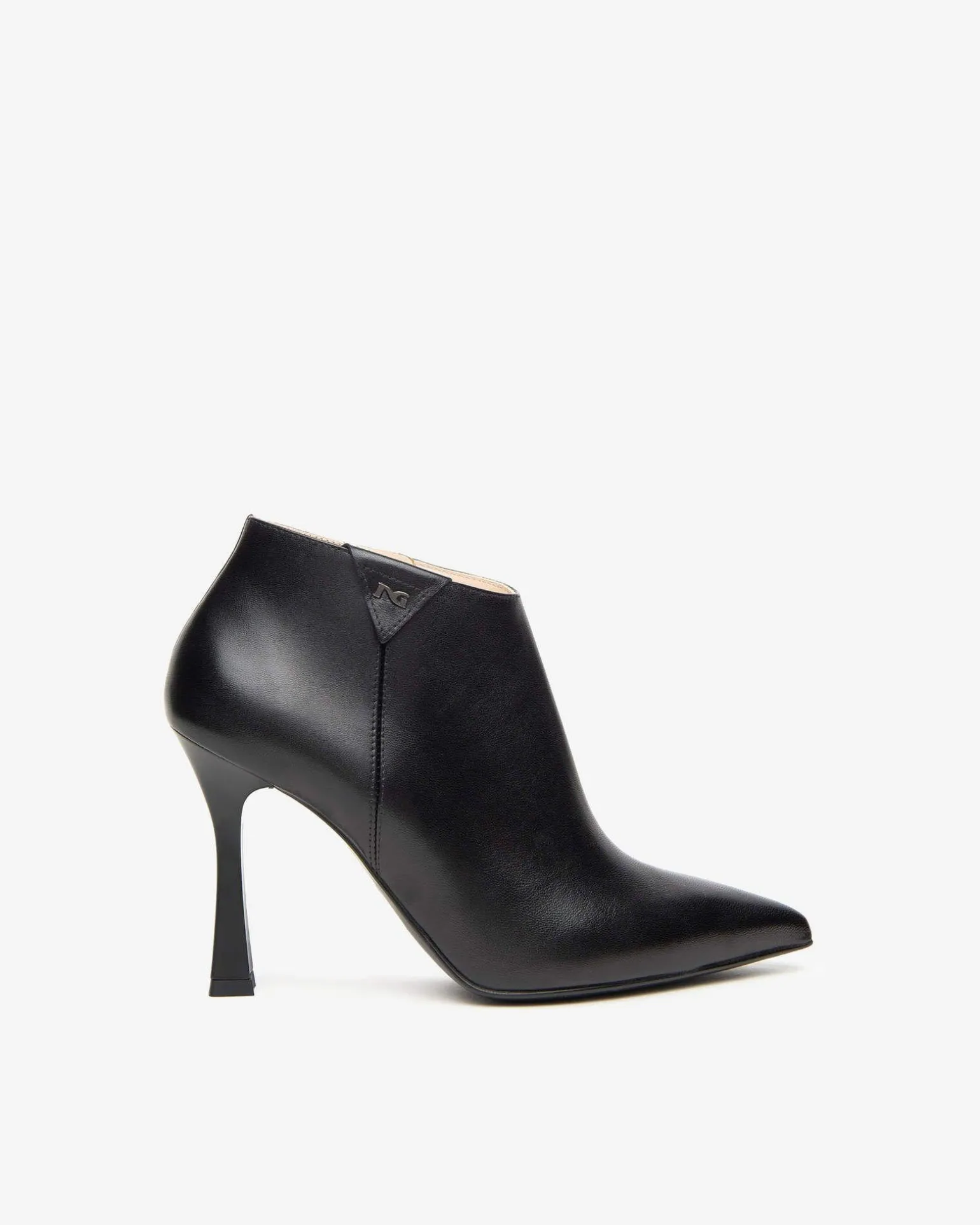 Stivaletto Caviglia Punta Tacco Spillo Nero
