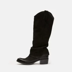 Texano Donna Camoscio Nero