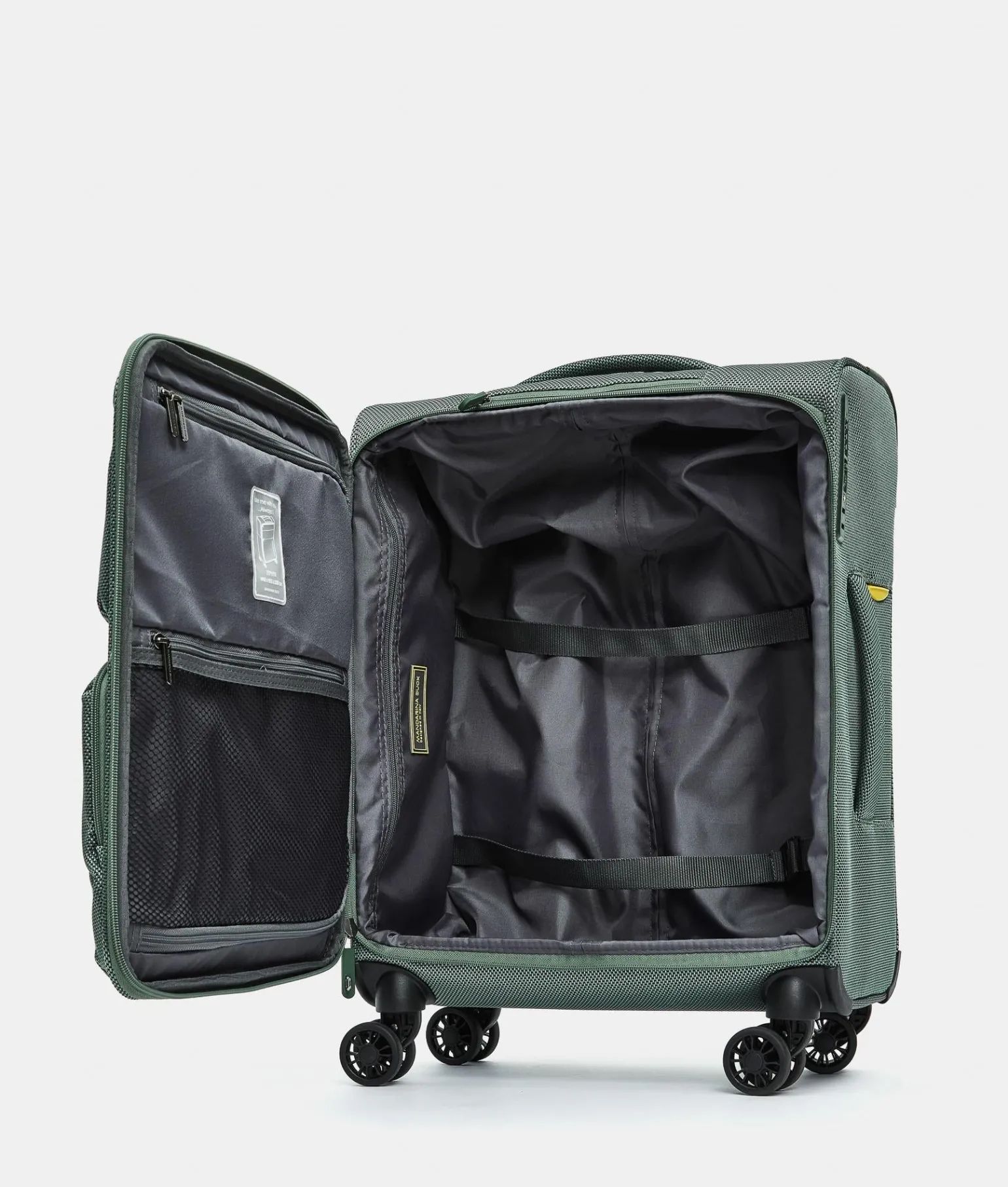 Trolley Bagaglio a Mano Quattro Ruote in Tessuto