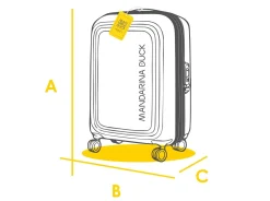 Trolley Espandibile Bagaglio a Mano 4 Ruote
