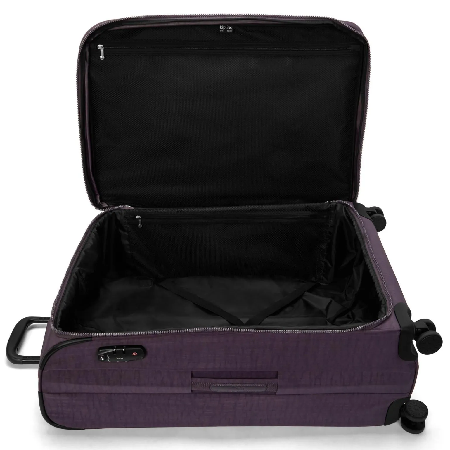 Trolley Large Espandibile Quattro Ruote Viola