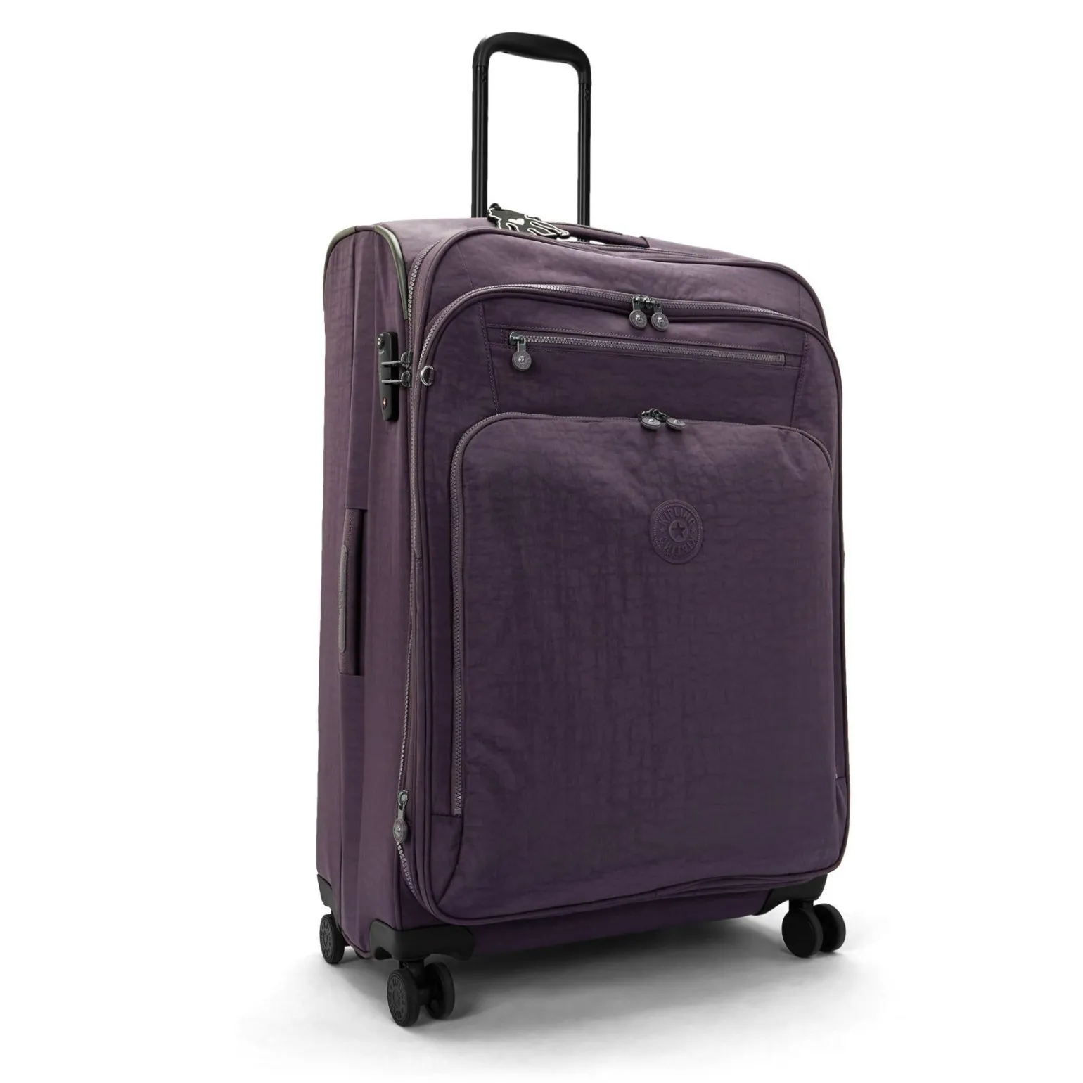 Trolley Large Espandibile Quattro Ruote Viola